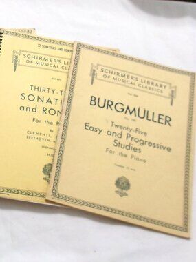 Lot of 5 Books From the SCHIRMER'S LIBRARY OF MUSICAL CLASSICS